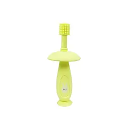 Силіконова зубна щітка Mumlove MGZ-0716(Yellow) з обмежувачем