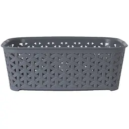 Кошик Diomedea без кришки 26x19.5x9.1 см 3 л сірий (К10-130) - мініатюра 2