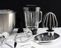 Кухонний комбайн 3 в 1 Zepline ZP-072, 3200W 7 л тістоміс, м'ясорубка і блендер (41905-ZP-072_4005) - мініатюра 8