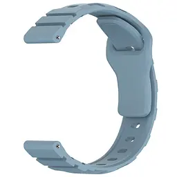 Силіконовий ремінець Defense для Smart Watch 20mm Light Blue - мініатюра 3