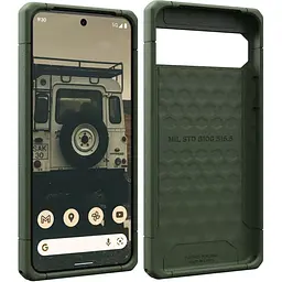 Оригінальний протиударний чохол UAG Scout для Google Pixel 8 (6.2") Olive Drab 614318117272 - мініатюра 4