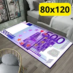 Стильний та зносостійкий килим для дому та офісу "500 EURO" 80х120 KT7001715