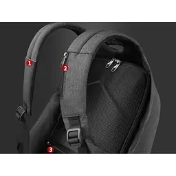 Рюкзак Tigernu T-B3615B 15.6 Black - мініатюра 9