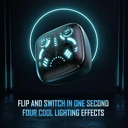 Ігрові бездротові TWS навушники Onikuma T-12 з RGB-підсвіткою, Bluetooth 5.3, Hi-Fi  - мініатюра 6