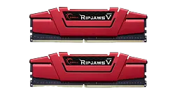Оперативна пам'ять G.Skill 8GB (2x4GB) DDR4 2400MHz Ripjaws V Red (F4-2400C17D-8GVR)