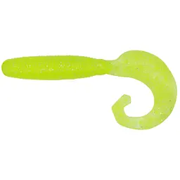 Силікон Reins Fat G-Tail Grub 4" 129 Glow Chart Silver (10 шт/уп)