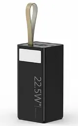 Портативний повербанк Unitech U86A Power Bank 50000 mAh 22.5W Чорний (2104619154) - мініатюра 2