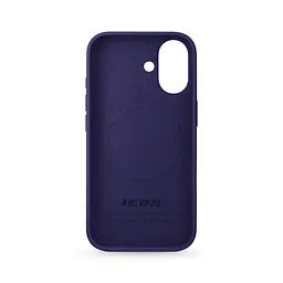 Силиконовый чехол с MagSafe для Apple iPhone 17, ICON2 MagCase, фиолетовый, противоударный, панель с мягкой подкладкой, защита всего корпуса, поддержка беспроводной зарядки, совместим с защитными стеклами и пленками, ArmorStandart (ARM88991) - мініатюра 2