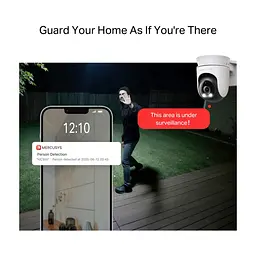 Камера відеоспостереження Mercusys IP-Камера MERCUSYS MC510 3MP N300 microSD motion detection, зовнішня (MC510) - мініатюра 8