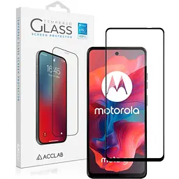 Скло захисне ACCLAB Full Glue Moto G04 Black (1283126594250) - мініатюра 1