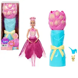 Лялька Barbie Petal Pop сюрприз Рожевий тюльпан ігровий набір (JMF57)