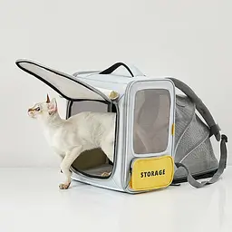 Рюкзак-переноска X ZONE GREY P7703 PETKIT - мініатюра 7
