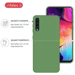 Чохол до мобільного телефона Intaleo SoftShell Samsung Galaxy A50 Green (1283126562853) - мініатюра 3