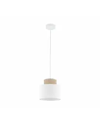 Підвісний світильник, люстра Tk Lighting 10078 Duo Juta E27 1x15W IP20 Білий