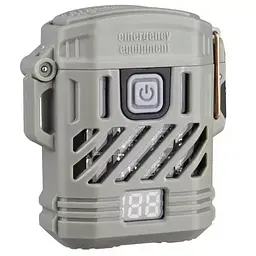 Ліхтар запальничка Multifunctional D53-2LED Box LCD TypeC (3+1 режим) - мініатюра 4