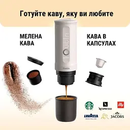 Кавоварка кемпінгова Outin Nano Espresso Machine OTEM-01 Pearl White (OTEM-01-PW) - мініатюра 7