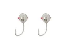 Мормишка FISHING ROI вольфрам Диско-шар з отвором 3мм 0,22г silver (2шт/уп)