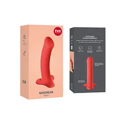 Фалоімітатор Fun Factory Magnum, помаранчевий, 18.3 см - мініатюра 6