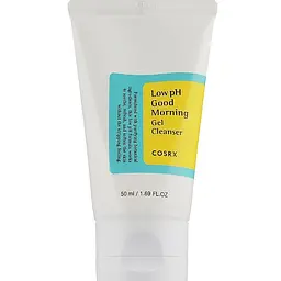 Гель-пінка для вмивання з ВНА-кислотами 50 мл Cosrx Low Ph Good Morning Gel Cleanser - мініатюра 1