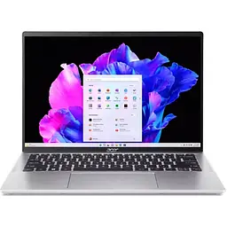 Ноутбук Acer Swift Go 14 OLED SFG14-74-90EF Ultra 9 285H 5.4GHz, 14" WUXGA, OLED, 16GB LPDDR5X - мініатюра 3