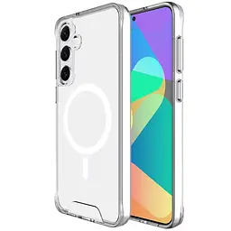 Чохол TPU Space Case with Magnetic Fit для Samsung Galaxy A16 4G/5G / A26 5G / A17 4G/5G Прозорий