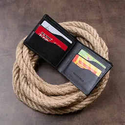 Чоловічий шкіряний гаманець GRANDE PELLE 11,5х9х0,7 см acs0015933 - мініатюра 8