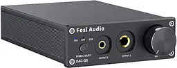 Конвертер звуку Fosi Audio DAC-Q5 - SPDIF/Coaxial на RCA / 3.5 mini-jack / 6.35
