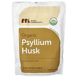 Подорожник (Псиліум) Organic Psyllium Husk Powder 907 грам Micro Ingredients vit0005111