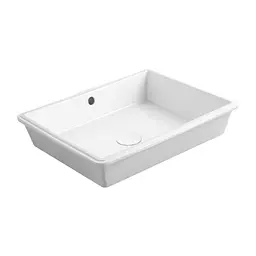Умивальник Simas Agile 48x37 см Glossy white Білий S59