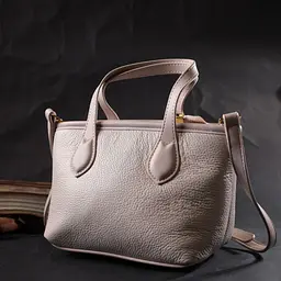 Компактна жіноча сумка з натуральної шкіри Vintage 22284 білий - мініатюра 10
