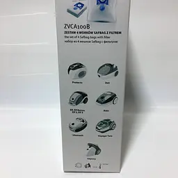 Набір мішків ZVCA100B (49.4000) для пилососу Zelmer Aquawelt, Aquario, Aquos, Clarris, Voyager Twix, Flooris, - мініатюра 8