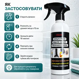 Кращий засіб від плісняви з відбілюючим ефектом Wellpex. Видаляє чорноту та грибки. - мініатюра 5