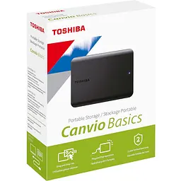 HDD external Toshiba USB 3.2  2Tb Canvio basic 2.5` External (HDTB520EK3AA) - мініатюра 5