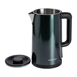 Електрочайник Sokany SK-09018GR малахіт - мініатюра 4