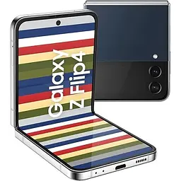 Смартфон Samsung Galaxy Flip4 Bespoke Edition 8/256GB Silver/Navy/Navy [5G, NFC, 2 SIM/1 SIM + 1 eSIM]