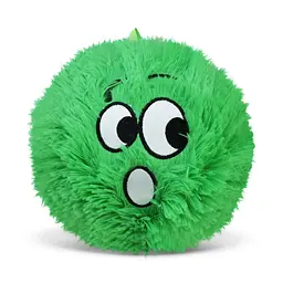 Іграшка-м'яч смайл YabbaDabba SB2580(Green) пухнастий, діаметр 13 см