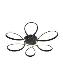 Люстра Goldlux 331823 Fiore XL LED 1x42W 4000K 5500Lm IP20 чорна - мініатюра 3