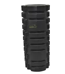 Масажний ролик (роллер) PowerPlay 4025 Massage Roller Чорно-зелений (33x15 см) (PP_4025_Black_Green) - мініатюра 3