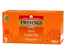Чай Twinings чорний цейлонський 25 пакетиків