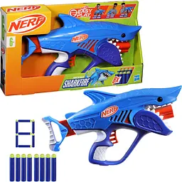 Бластер іграшковий Hasbro Nerf Wild Sharkfire (F8645) - мініатюра 2