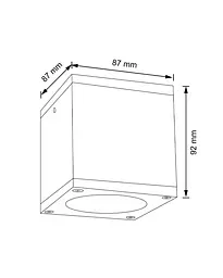 Вуличний світильник Goldlux 323255 Morris GU10 1x12W IP54 BK - мініатюра 7