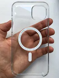 Оригінальний прозорий чохол для iPhone 15 Plus Apple Clear Case with MagSafe (MT213ZM/A) протиударний - мініатюра 7