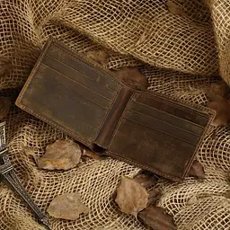 Гаманець чоловічий 14346 Vintage коричневий - мініатюра 5