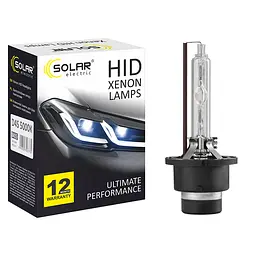 Ксеноновая лампа Solar D4S 5000K, 42V, 35W PK32d-5, 2шт(8415)