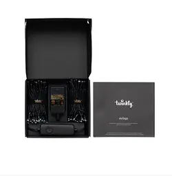 Twinkly Smart LED Гірлянда Twinkly Strings RGB 250, Gen II, IP44, довжина 20м, кабель чорний - мініатюра 3