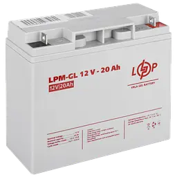 Аккумулятор гелевий LPM-GL 12V - 20 Ah - мініатюра 2