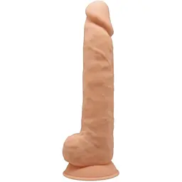 Фалоімітатор реалістичний SilexD Arnold Flesh (MODEL 5 size 10in), двошаровий, силікон + Silexpan