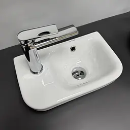 Умивальник VBI Cupi R підвісний 36x22x14 см white VBI-015625 - мініатюра 6