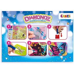Набір для створення картини Craze Diamondz Метелик зі стразами (47798) - мініатюра 5