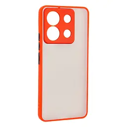 Чехол-накладка для Xiaomi Redmi Note 13 Pro 5G Poco X6 5G, Frosted Matte, красный, противоударный чехол с защитой всего корпуса, термополиуретан TPU + поликарбонат PC, ArmorStandart (ARM71845)